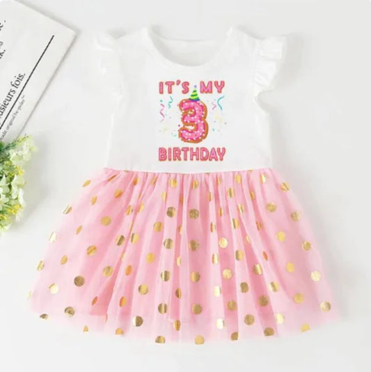 Birthday Girl Short Sleeve Dress